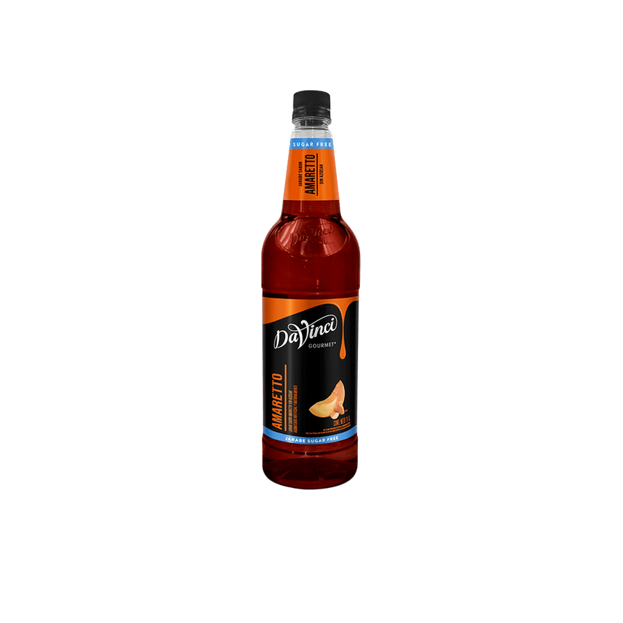 DaVinci Jarabe Amaretto Sugar Free 1 Litro para cafeterías | Kitchen Experts KEX