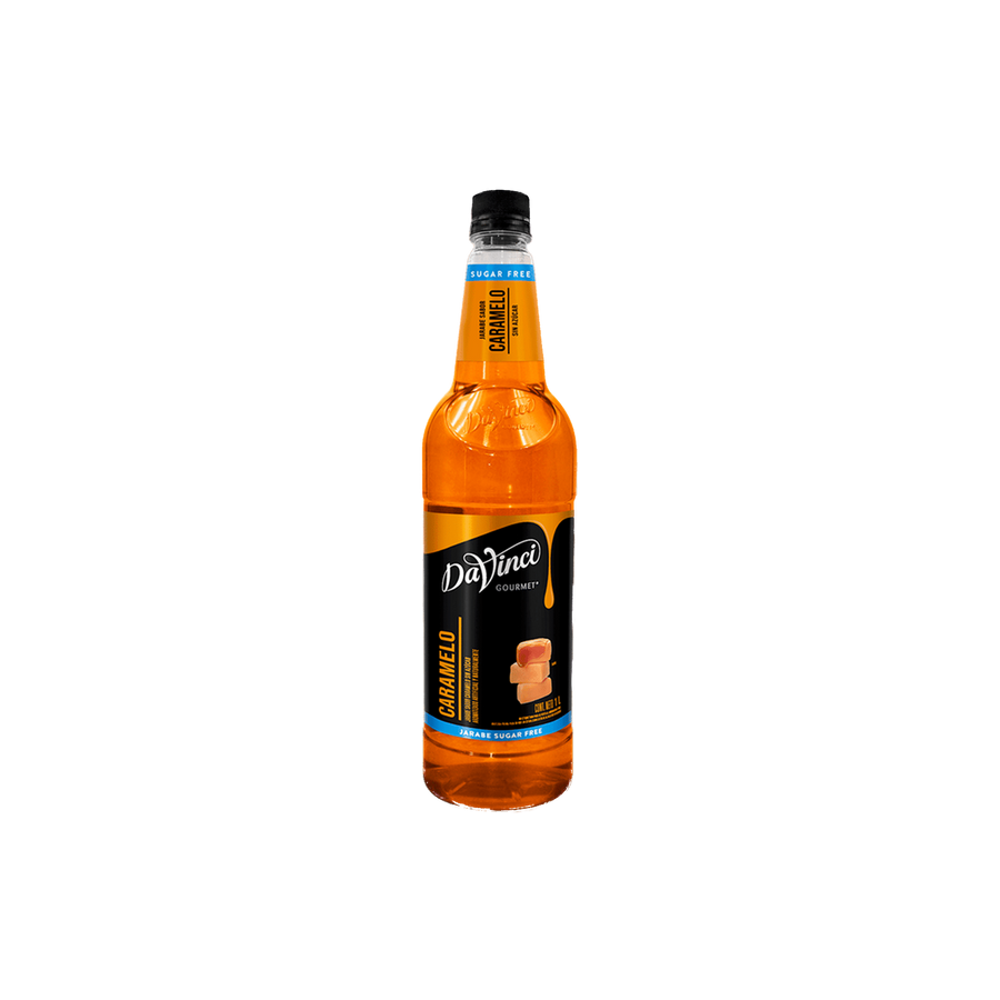 Jarabe DaVinci Caramelo Sugar Free Botella 1 Litro