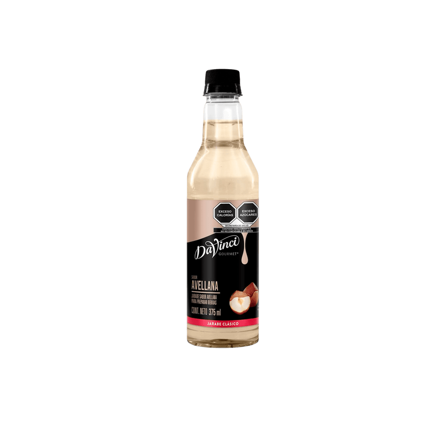 Jarabe DaVinci Gourmet Sabor Avellana 375ml | Syrup para Café, Frappé y Bebidas Especiales