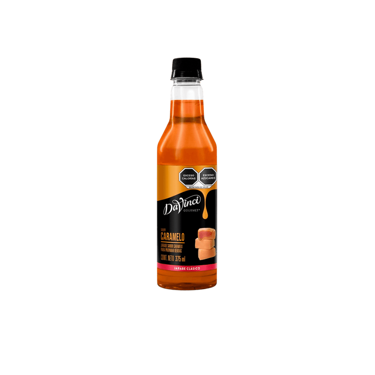 JARABE DAVINCI GOURMET DE 375ML SABOR CARAMELO