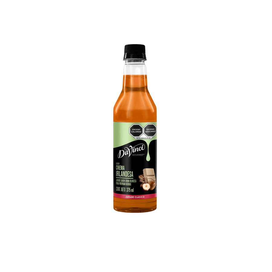 Jarabe DaVinci Gourmet Sabor Crema Irlandesa 375ml | Syrup para Café, Frappé y Bebidas Especiales
