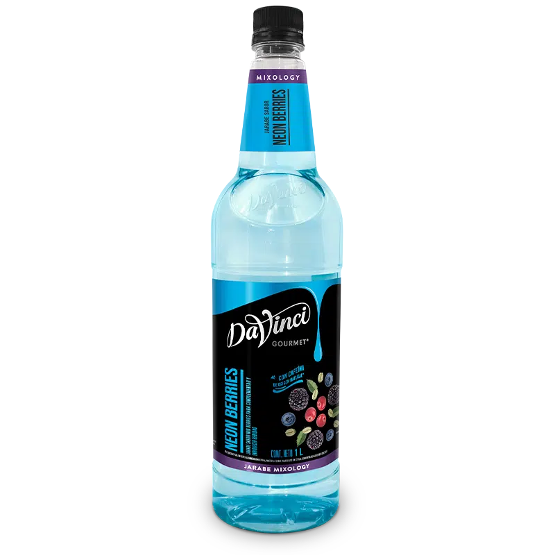 Jarabe DaVinci Neon Berries Mixología Botella 1 Litro