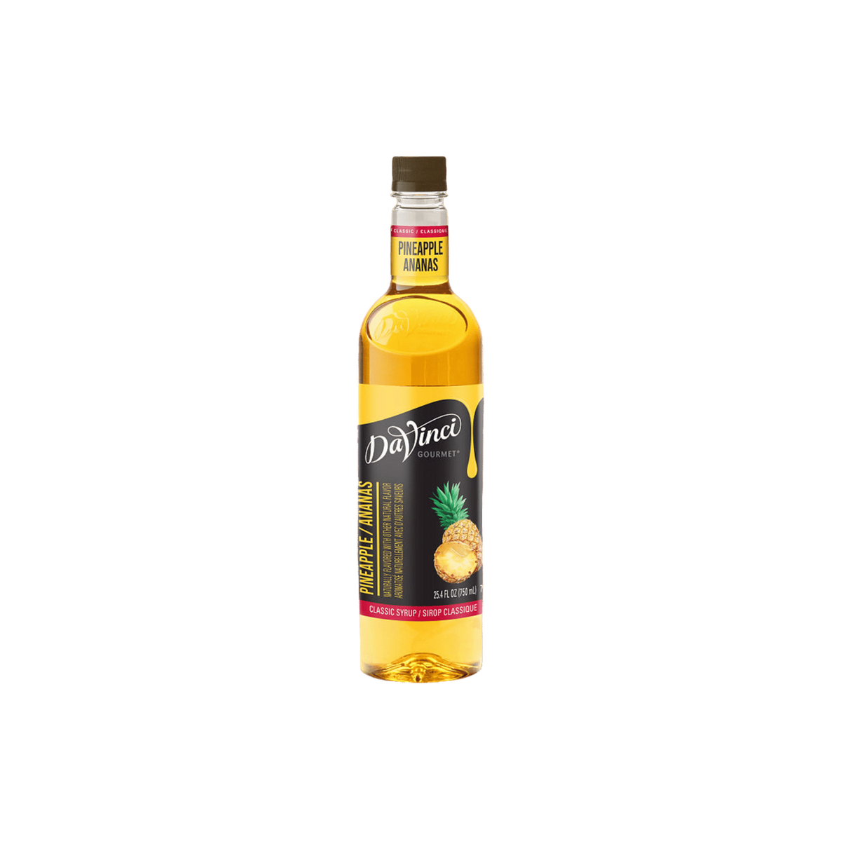 Jarabe DaVinci Pineapple Piña Botellas 750 Mililitros