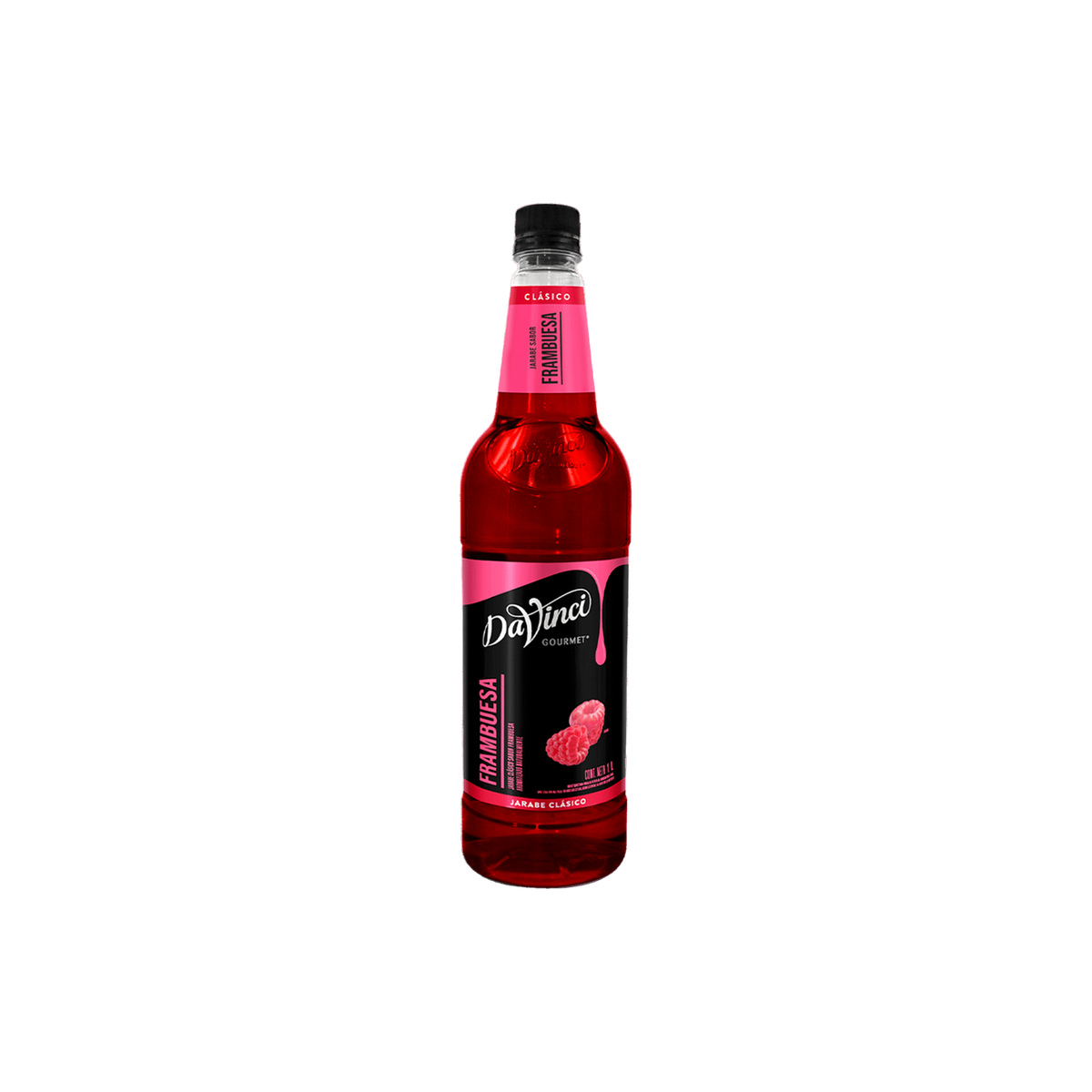 Jarabe DaVinci Raspberry Frambuesa Botella 1 Litro