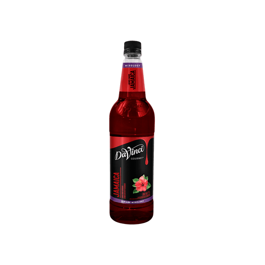 Jarabe DaVinci Sabor Jamaica 1 L – Sirope Premium para Mixología y Mocktails KEX