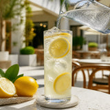 Jarabe DaVinci Sabor Limonada 1 Litro - en uso en barra de cafetería