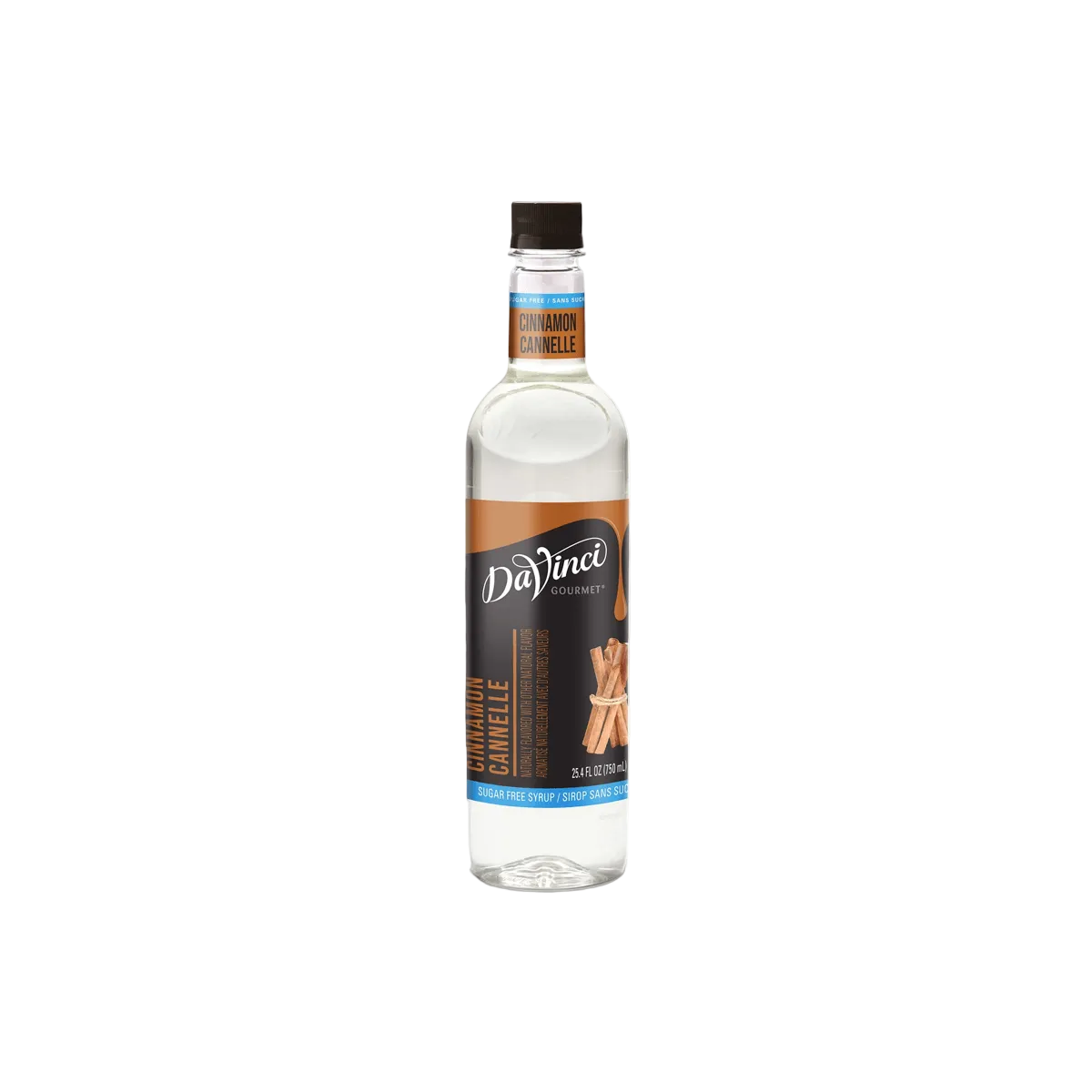 JARABE DAVINCI SUGAR FREE SABOR CANELA BOTELLA 750 ML - Kitchen Experts KEX - Jarabes Davinci