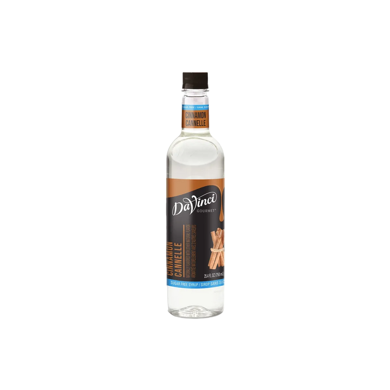 JARABE DAVINCI SUGAR FREE SABOR CANELA BOTELLA 750 ML