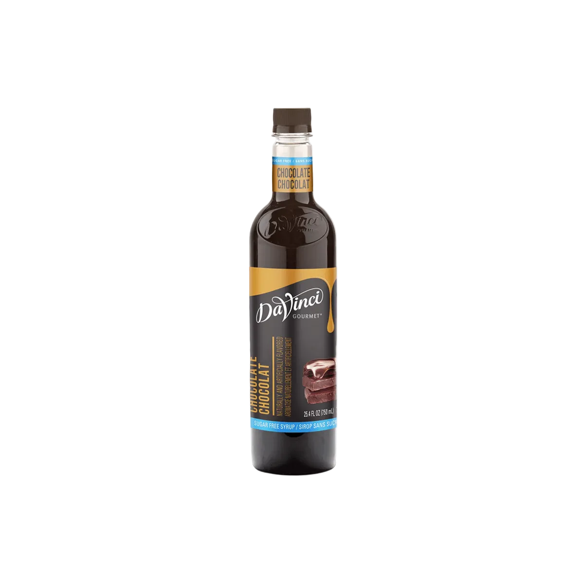 JARABE DAVINCI SUGAR FREE SABOR CHOCOLATE BOTELLA 750 ML - Jarabes Davinci - Kitchen Experts KEX