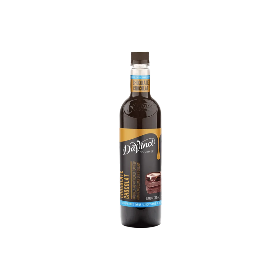 JARABE DAVINCI SUGAR FREE SABOR CHOCOLATE BOTELLA 750 ML - Jarabes Davinci - Kitchen Experts KEX