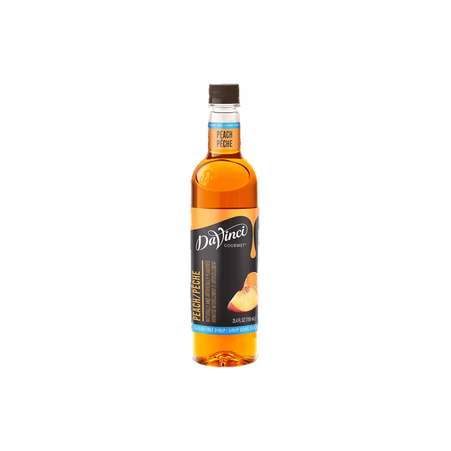 Jarabe DaVinci Sugar Free Sabor Durazno Botella 750 ml