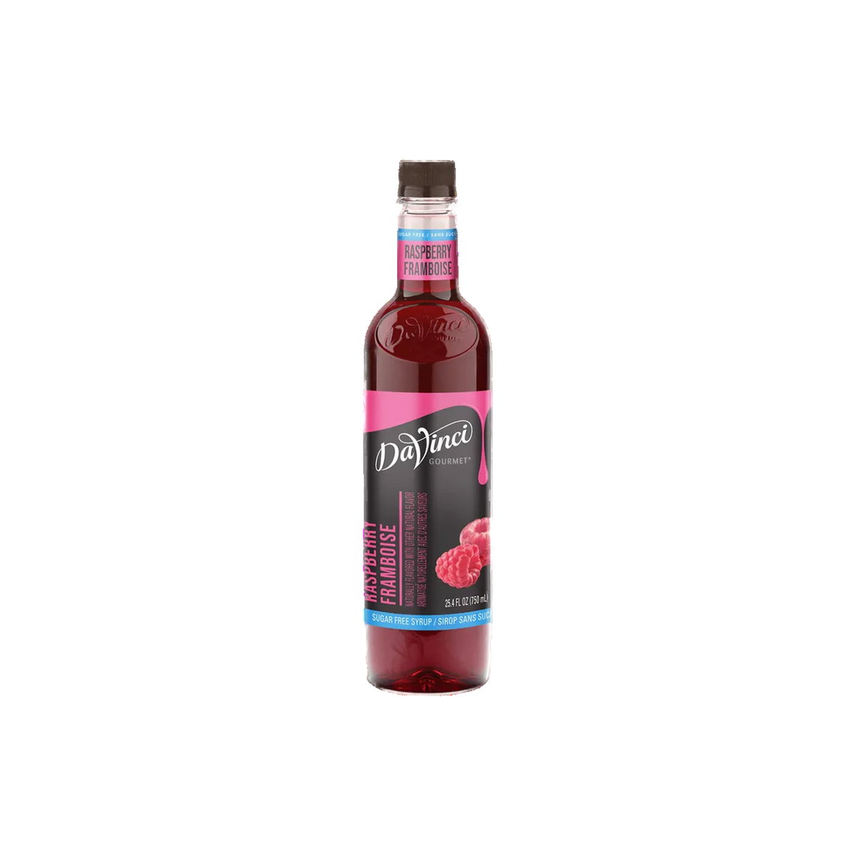 Jarabe DaVinci Sugar Free Sabor Frambuesa Botella 750 ml