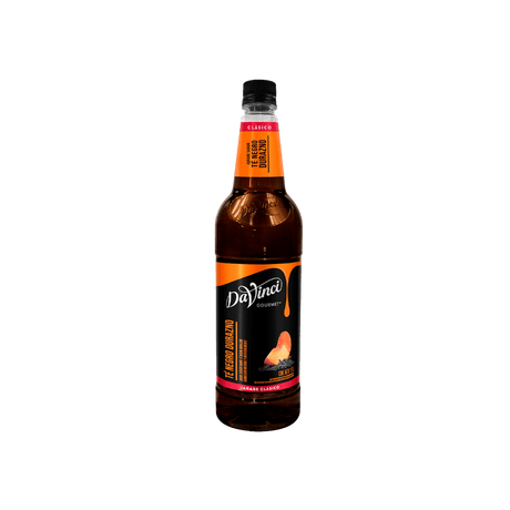 JARABE DAVINCI TE NEGRO DURAZNO CONCENTRADO BOTELLA 1 LITRO - Kitchen Experts KEXJarabesDavinciKitchen Experts KEX