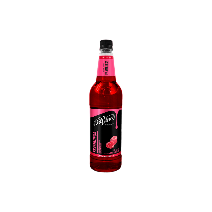 Jarabe DaVinci Té Negro Frambuesa Botella 1 Litro
