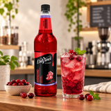 Jarabe Fruit Innovation DaVinci Arándano Botella 1 Litro en bebida preparada, imagen de ambiente KEX