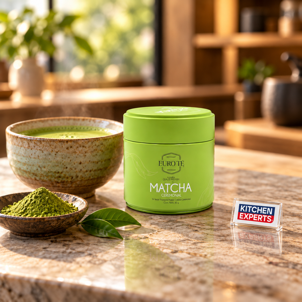 Lata Matcha Ceremonial Euro Té 30 Gramos - escena KEX