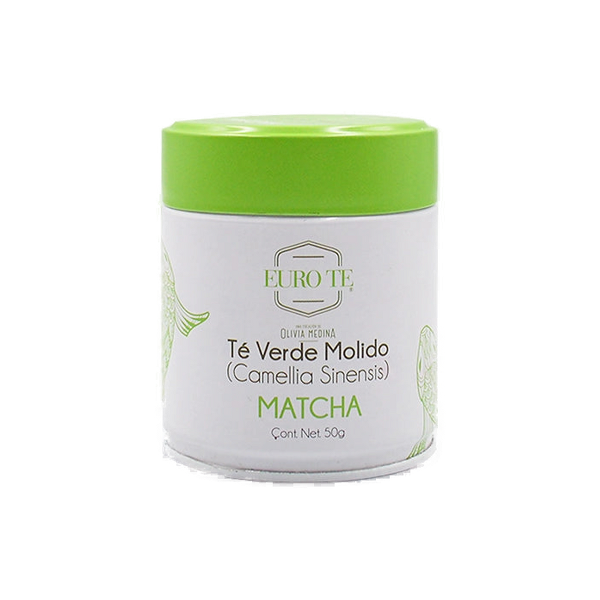 Lata Matcha Premium Euro Té 50 Gramos