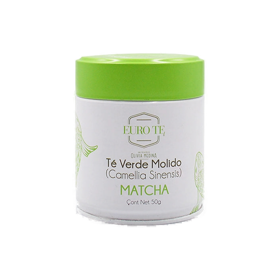 Lata Matcha Premium Euro Té 50 Gramos