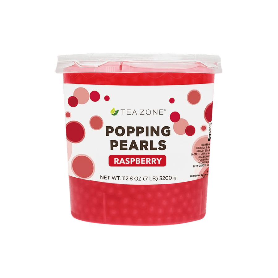 Popping Pearls Frambuesa | Tea Zone 3200 Gramos | Perlitas Explosivas | Popping Boba