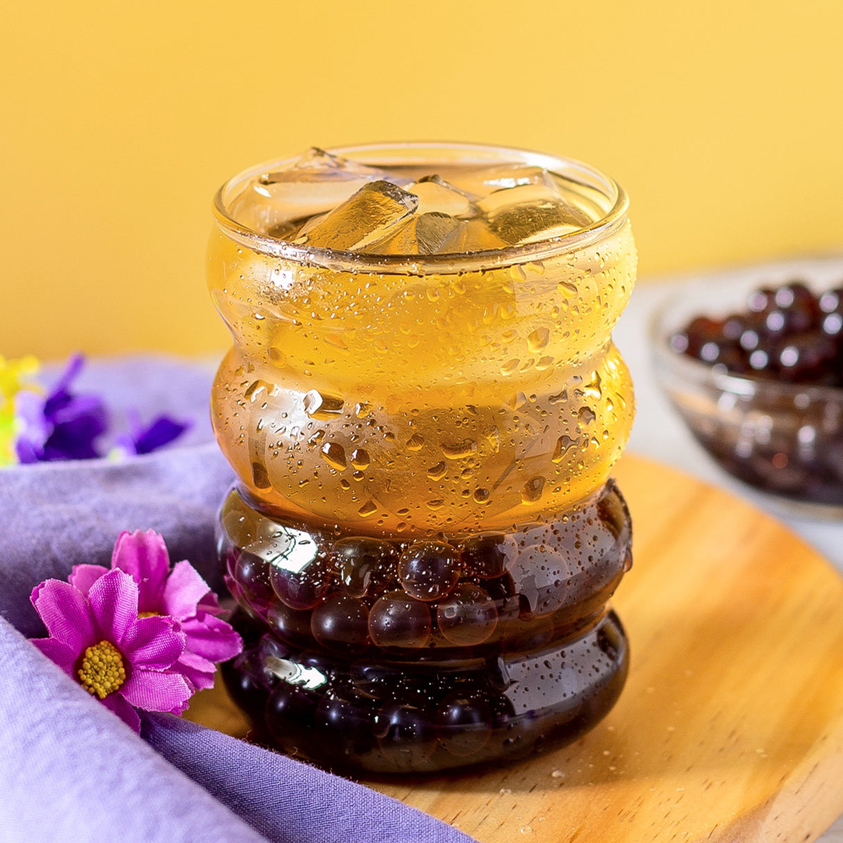 Popping Pearls Blueberry Mora Azul Tea Zone 3200g | Perlitas Explosivas - en uso en barra de cafetería