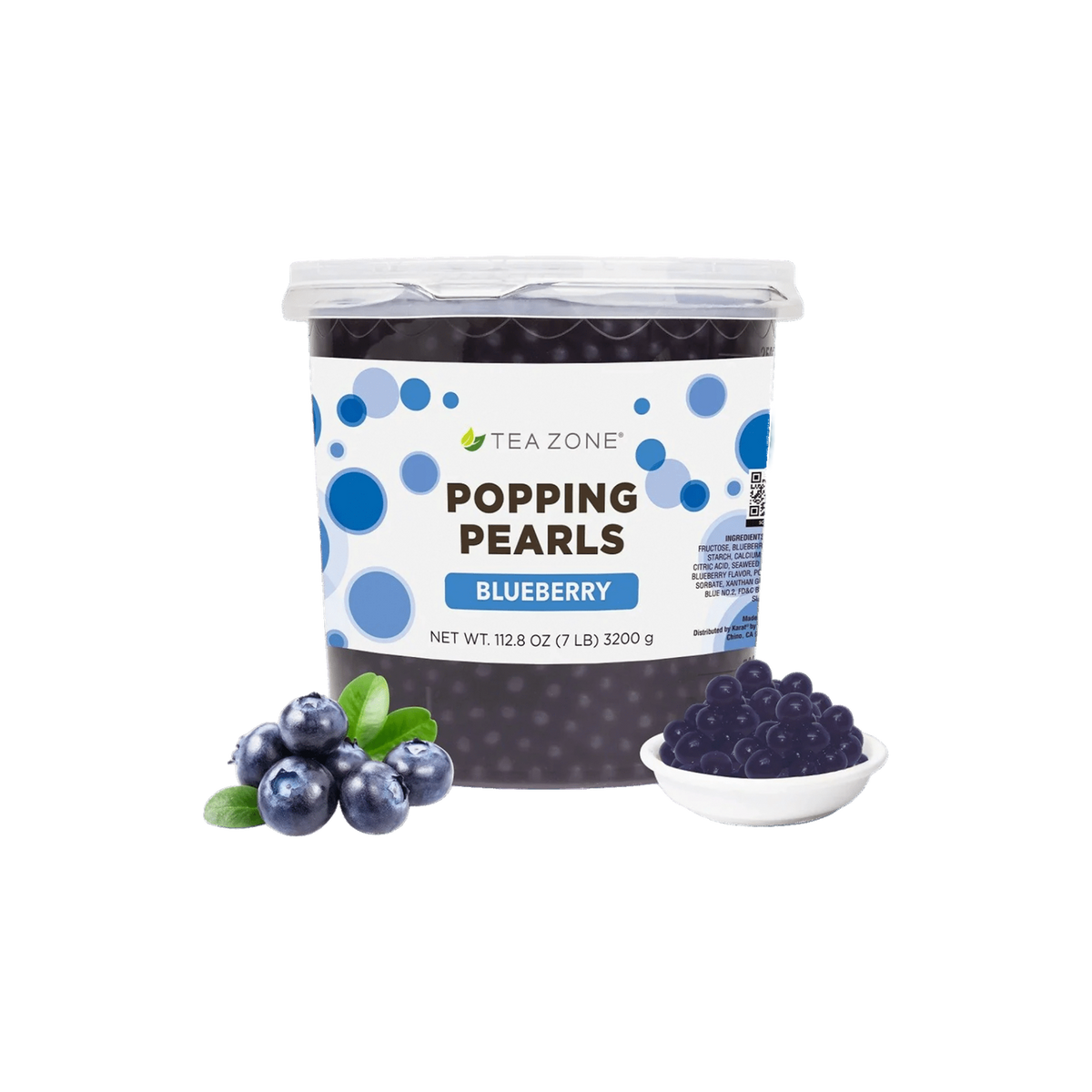 Popping Pearls Blueberry Mora Azul Tea Zone 3200g | Perlitas Explosivas