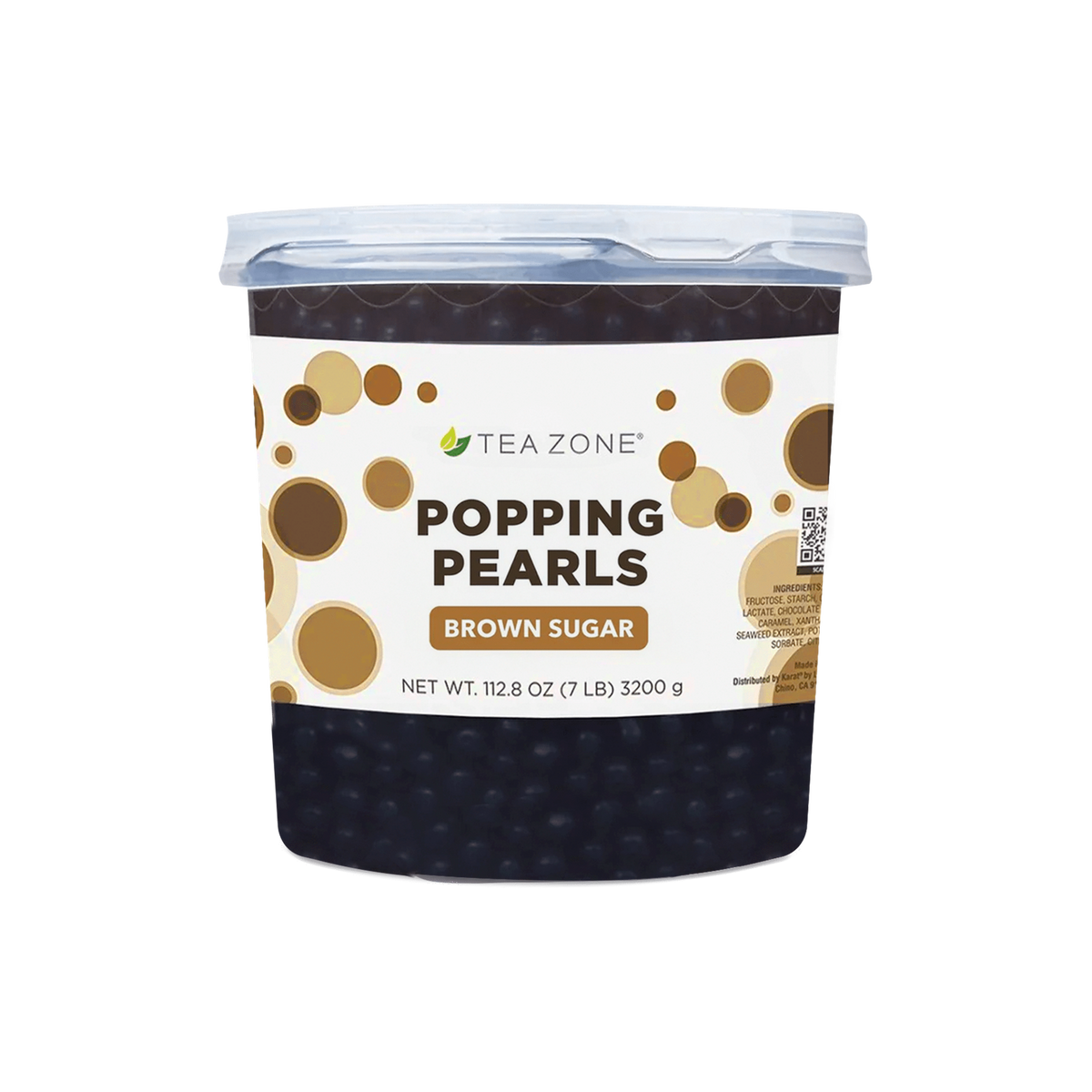 Popping Pearls Brown Sugar | Tea Zone 3200 Gramos | Perlitas Explosivas | Popping Boba