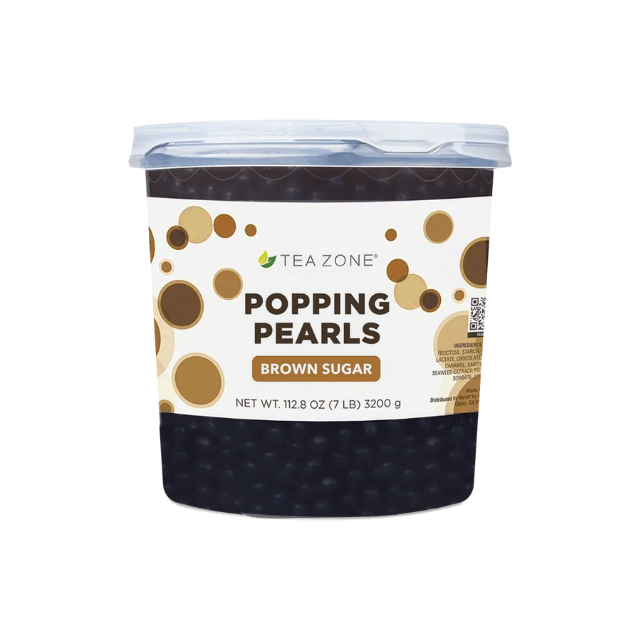 Popping Pearls Brown Sugar | Tea Zone 3200 Gramos | Perlitas Explosivas | Popping Boba