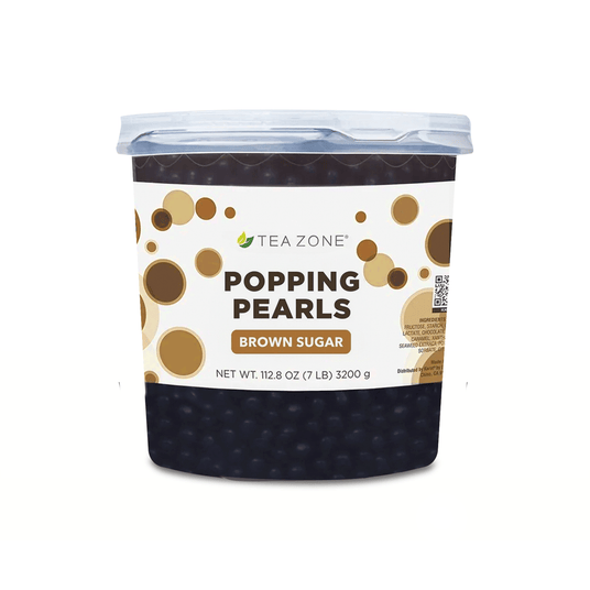 Tea Zone Brown Sugar Perlitas Explosivas Boba 3200 Gramos para cafeterías | Kitchen Experts KEX