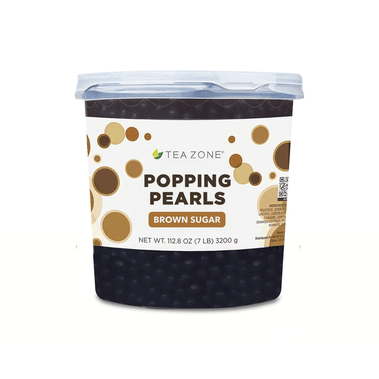 POPPING PEARLS BROWN SUGAR | TEA ZONE 3200 GRAMOS | PERLITAS EXPLOSIVAS | POPPING BOBA