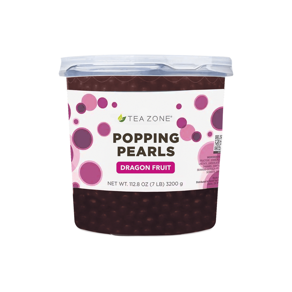 Popping Pearls Dragon Fruit | Tea Zone 3200 Gramos | Perlitas Explosivas | Popping Boba
