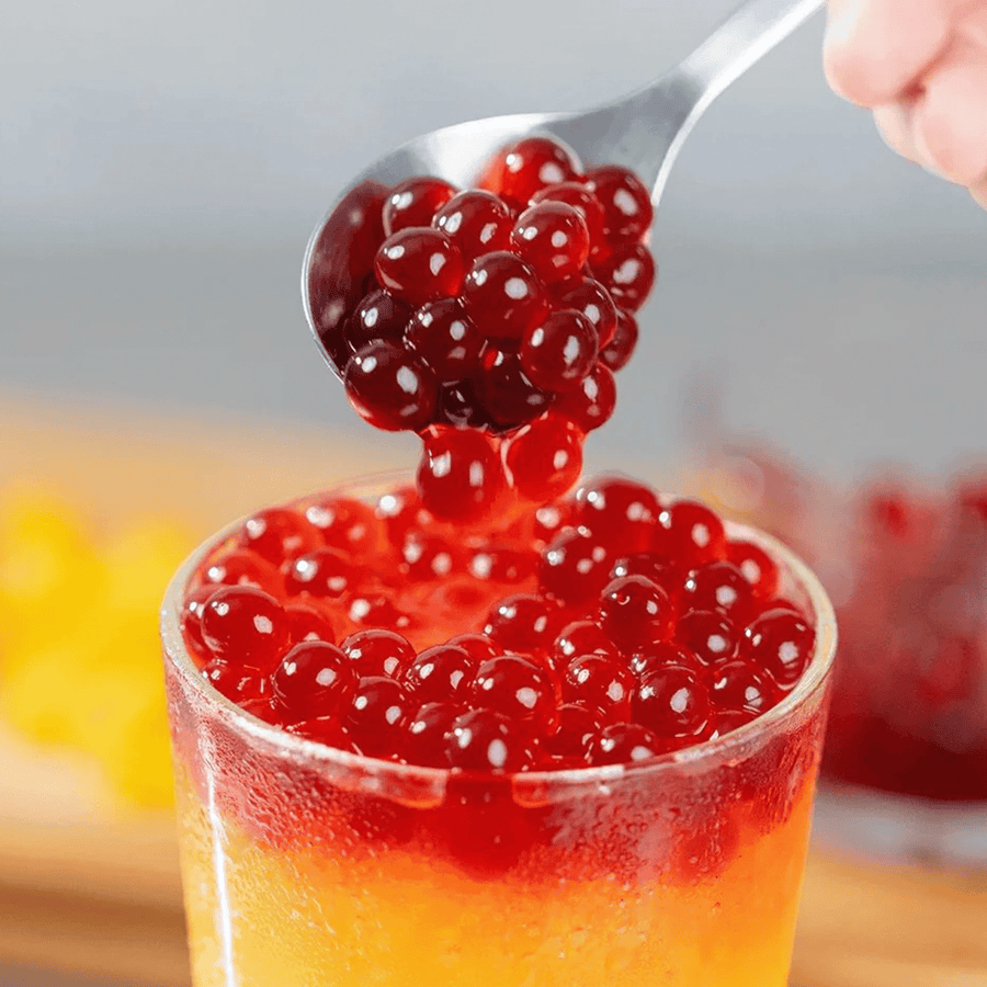 Tea Zone Dragon Fruit Perlitas Explosivas Boba 3200 Gramos para cafeterías | Kitchen Experts KEX