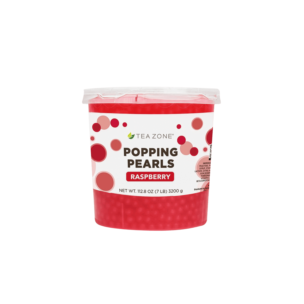 Popping Pearls Frambuesa Tea Zone 3200 g – Perlitas Explosivas Premium KEX