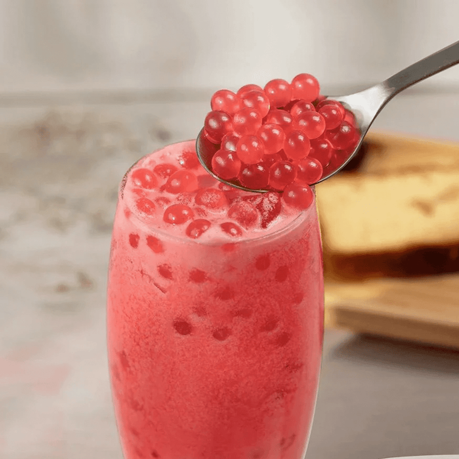 Tea Zone Frambuesa Perlitas Explosivas Boba 3200 Gramos para cafeterías | Kitchen Experts KEX