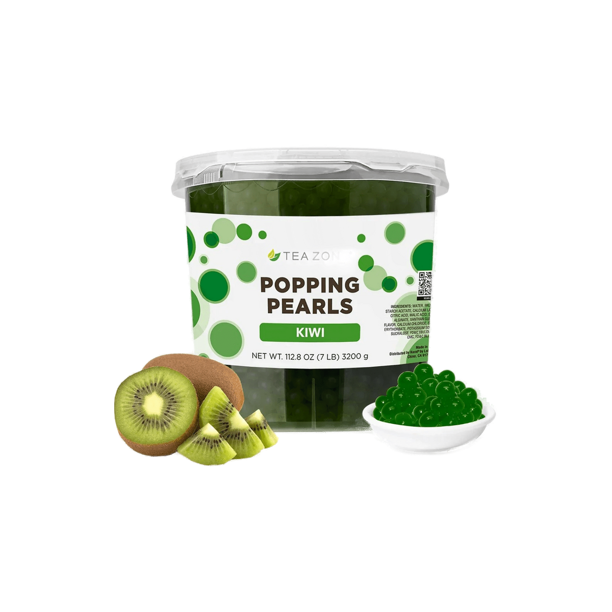 Popping Pearls Kiwi Tea Zone 3200g | Perlitas Explosivas