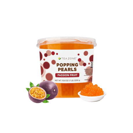 Popping Pearls Maracuyá Tea Zone 3200g | KEX Kitchen Experts - Toppings para Bubble Tea