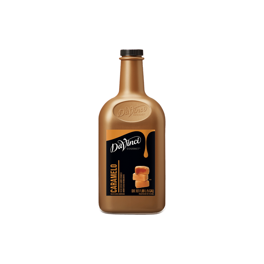 Salsa DaVinci Caramelo Botella 1/2 Galón
