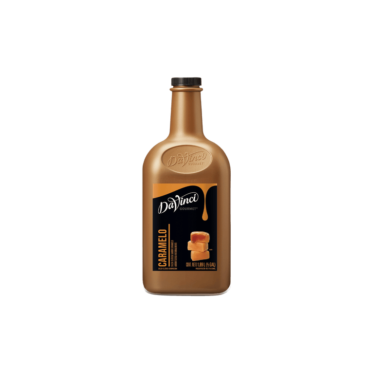 DAVINCI CARAMEL SAUCE 1/2 GALLON BOTTLE