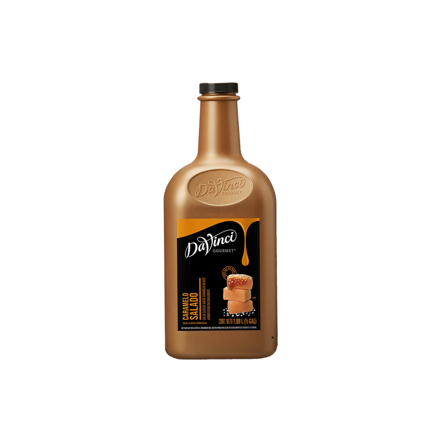 Salsa DaVinci Caramelo Salado Botella 1/2 Galón