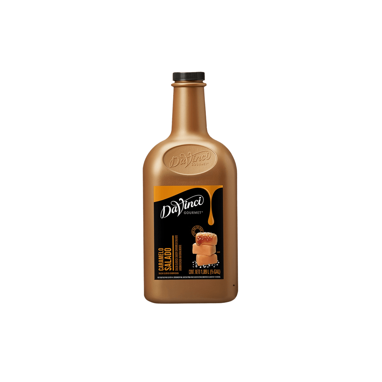 SALSA DAVINCI CARAMELO SALADO BOTELLA 1/2 GALON