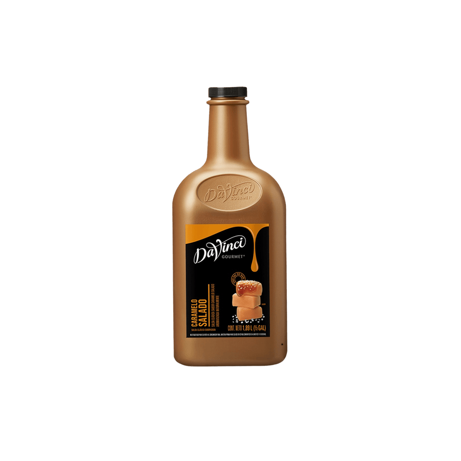 SALSA DAVINCI CARAMELO SALADO BOTELLA 1/2 GALON