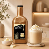Salsa DaVinci Chocolate Blanco Botella 1/2 Galón - bebida preparada
