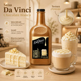 Salsa DaVinci Chocolate Blanco Botella 1/2 Galón - beneficios del producto