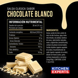 Salsa DaVinci Chocolate Blanco Botella 1/2 Galón - informacion nutrimental