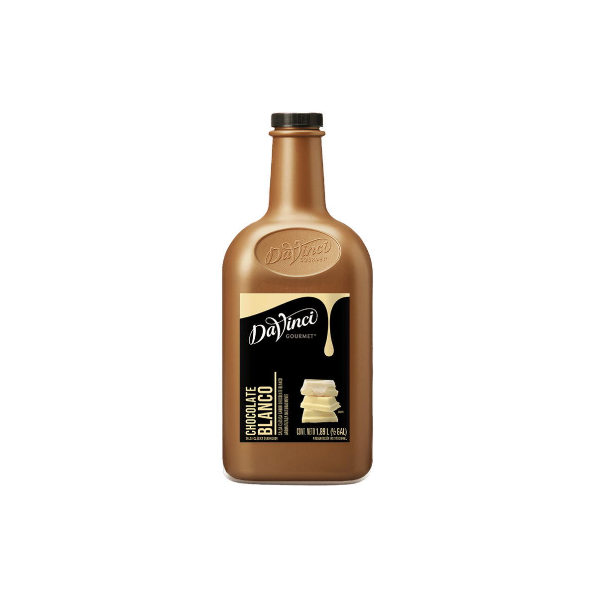 Salsa DaVinci Chocolate Blanco Botella 1/2 Galón