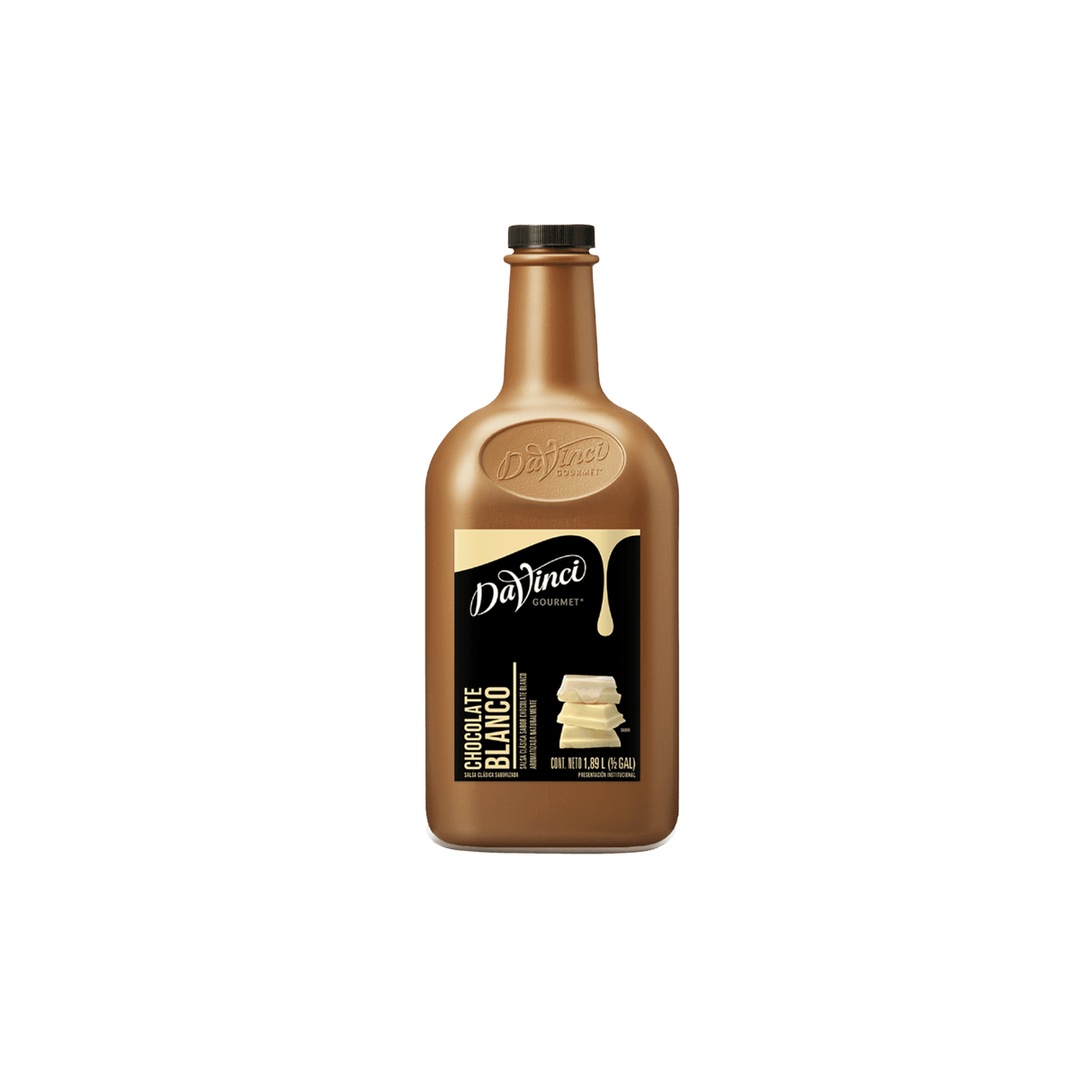 SALSA DAVINCI CHOCOLATE BLANCO BOTELLA 1/2 GALON