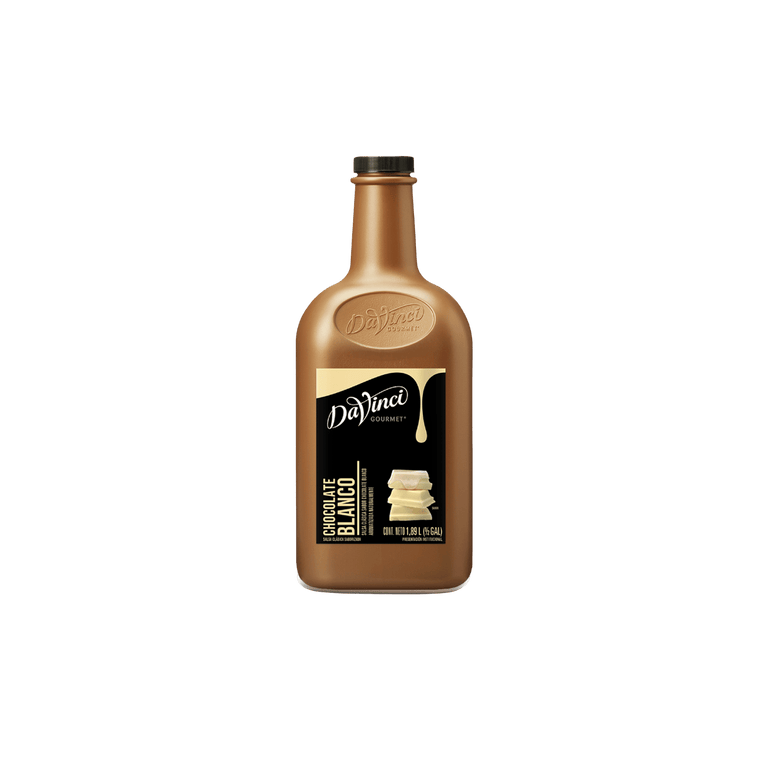 DAVINCI WHITE CHOCOLATE SAUCE 1/2 GALLON BOTTLE