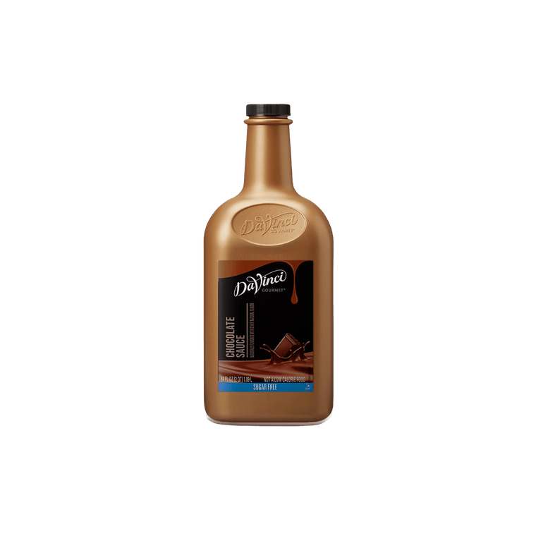 SALSA DAVINCI CHOCOLATE SUGAR FREE BOTELLA 1/2 GALON