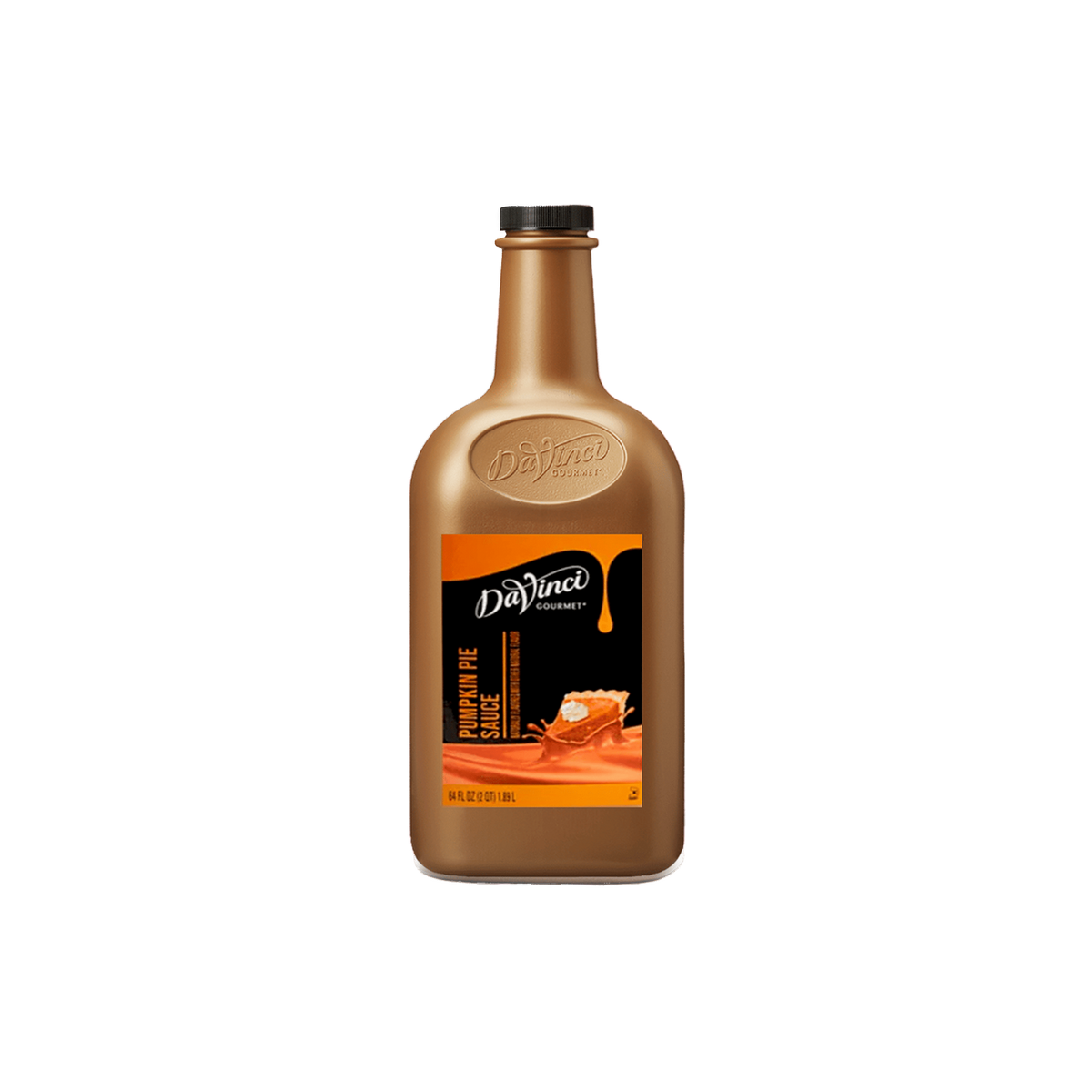 Salsa DaVinci Pumpkin Pie Calabaza Botella 1/2 Galón