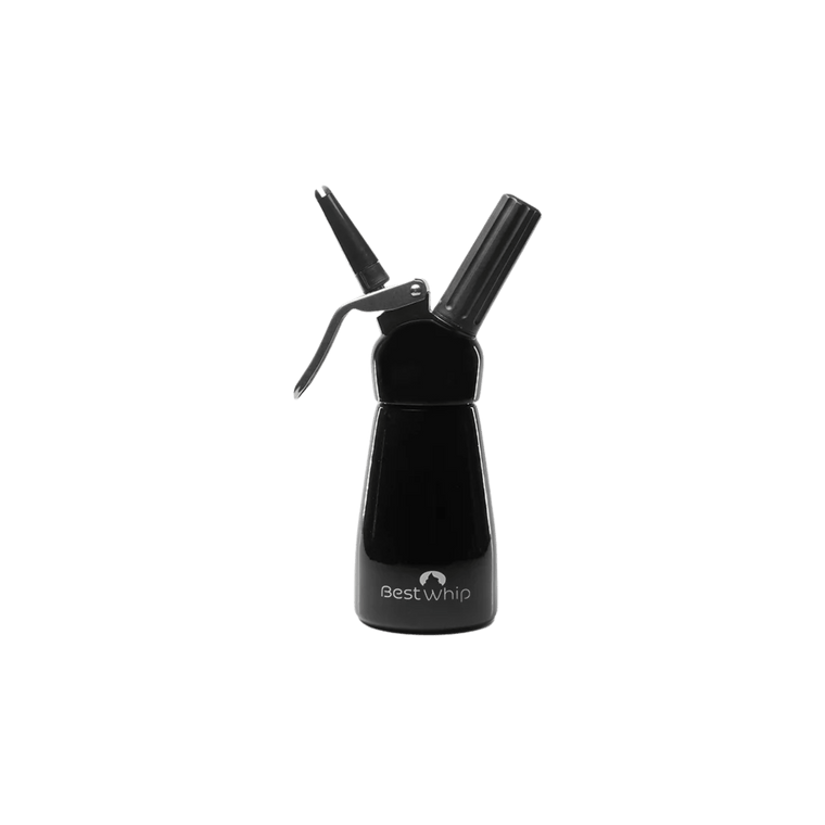SIFON BARISTA BEST WHIP 1/4 LITRO ALUMINIO NEGRO 25OML