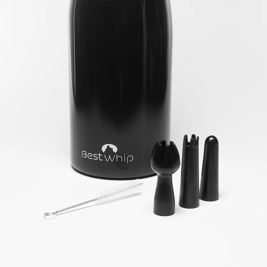 Best Whip Sifon Barista Aluminio Negro 25oml 4 Litro para cafeterías | Kitchen Experts KEX